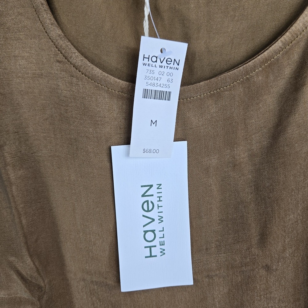 Haven Well Within Women's Size Medium Brown Camisole Tank Top NWT - Picture 3 of 5